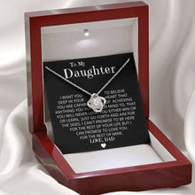 Load image into Gallery viewer, To My Daughter - Win or Learn Necklace.