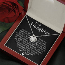 Load image into Gallery viewer, To My Daughter - Win or Learn Necklace.