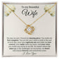 The day we met, I found Wife Knot Necklace