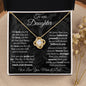 To our Daughter Necklace - Christmas Gift for Daughter