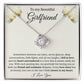 Somewhere between our jokes, secret Girlfriend Knot Necklace