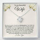 The day we met, I found Wife Knot Necklace