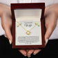 I wish I could reverse time Wife Knot Necklace