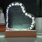 To my Mom Acrylic heart - Mothers Day Gift 8