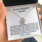 To my daughter - My Heart Walks With You Necklace