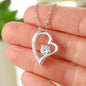 Braver than you believe heart Necklace
