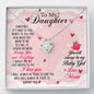 To my daughter - support you Necklace