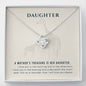 To my daughter - A mothers treasure Necklace