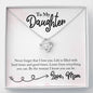 To My Daughter - learn from everything Necklace