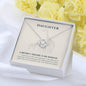 To my daughter - A mothers treasure Necklace