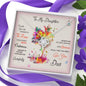 To my daughter - how much i love you Necklace