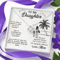To my daughter - when we're not together Necklace