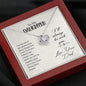 To my daughter - You are one Necklace
