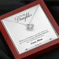 To my daughter - Mother and Daughter Necklace