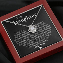 Load image into Gallery viewer, To My Daughter - Win or Learn Necklace.
